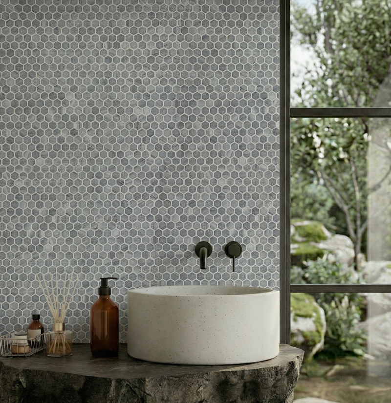 Tumbled 1" Hexagon - NOW IN STOCK!